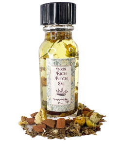 Rich Bitch Oil Luxury Abundance Wealth Attraction Financial Success Opulent Prosperity Affluence Attraction Wicca Spells Hoodoo Pagan